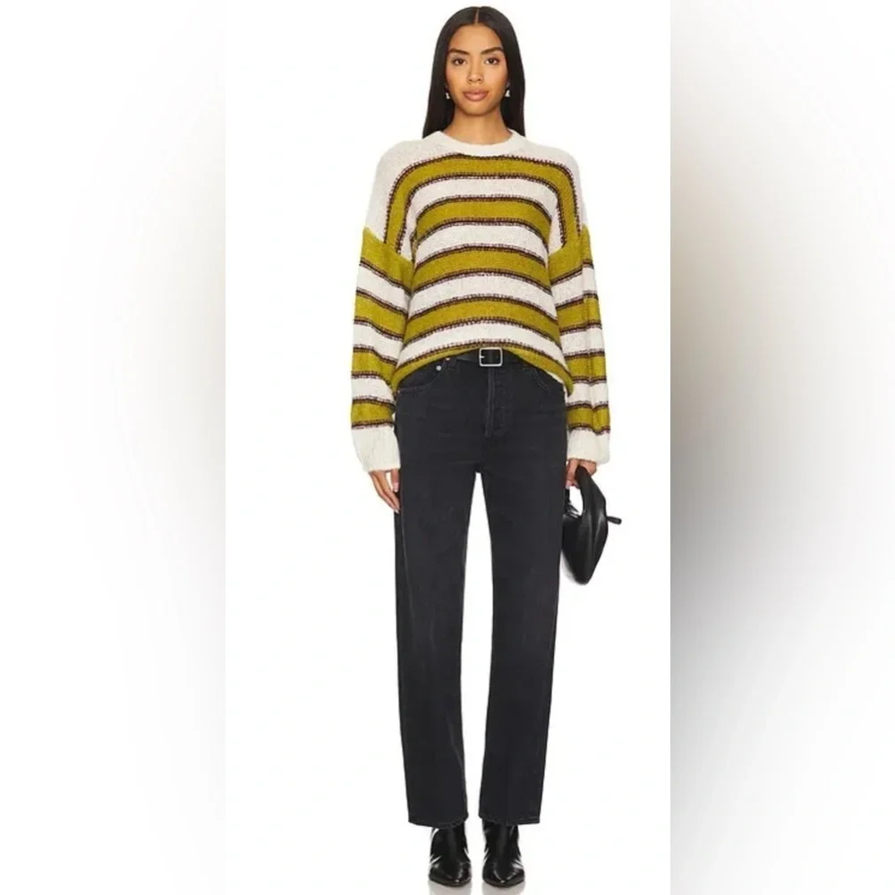 MOTHER THE BIGGIE JUMPER IN OLIVE - Picture 7 of 7